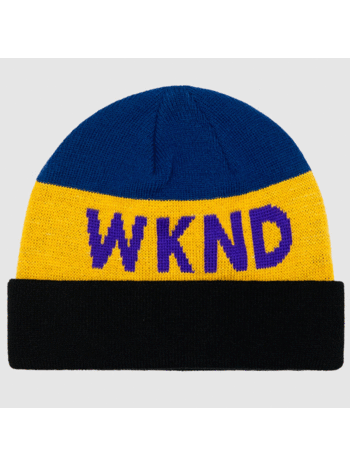 WKND WKND COLLISION BEANIE BLACK/YEL