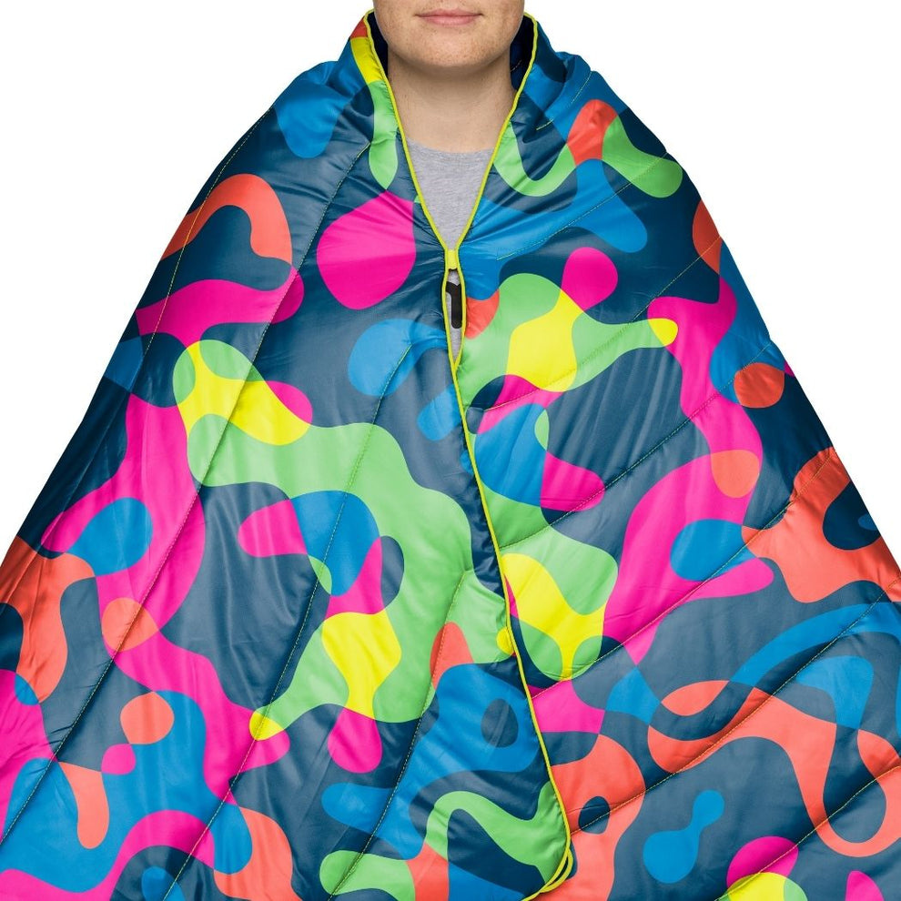 RUMPL OG PUFFY BLANKET HYPER ABSTACT 1P
