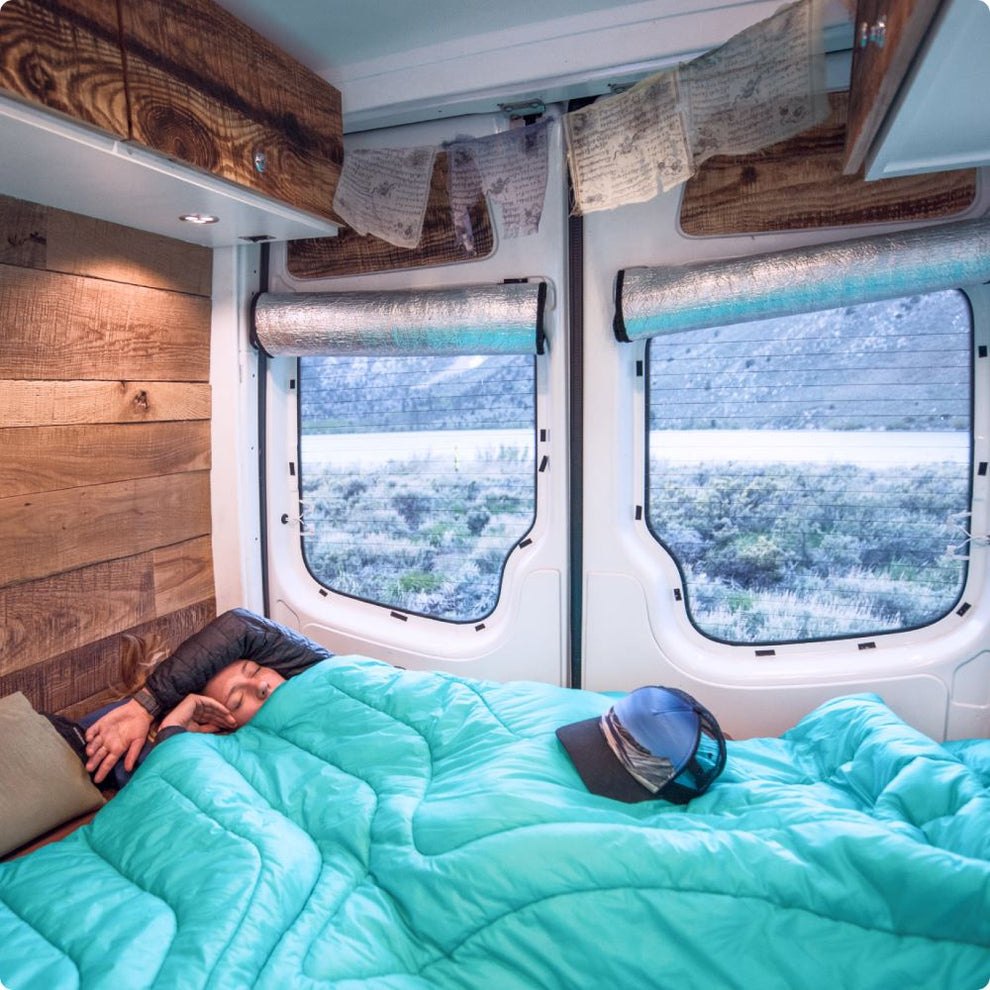 RUMPL OG PUFFY BLANKET SEAFOAM 1P