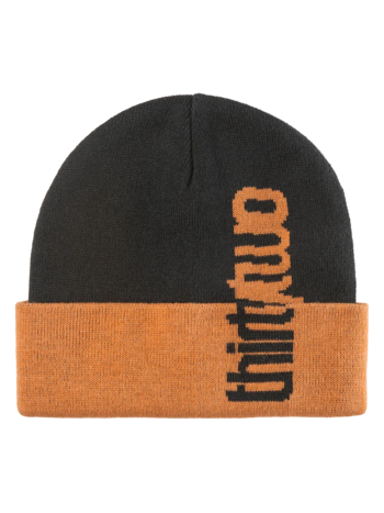 ThirtyTwo DOUBLE OVERLAP BEANIE BK