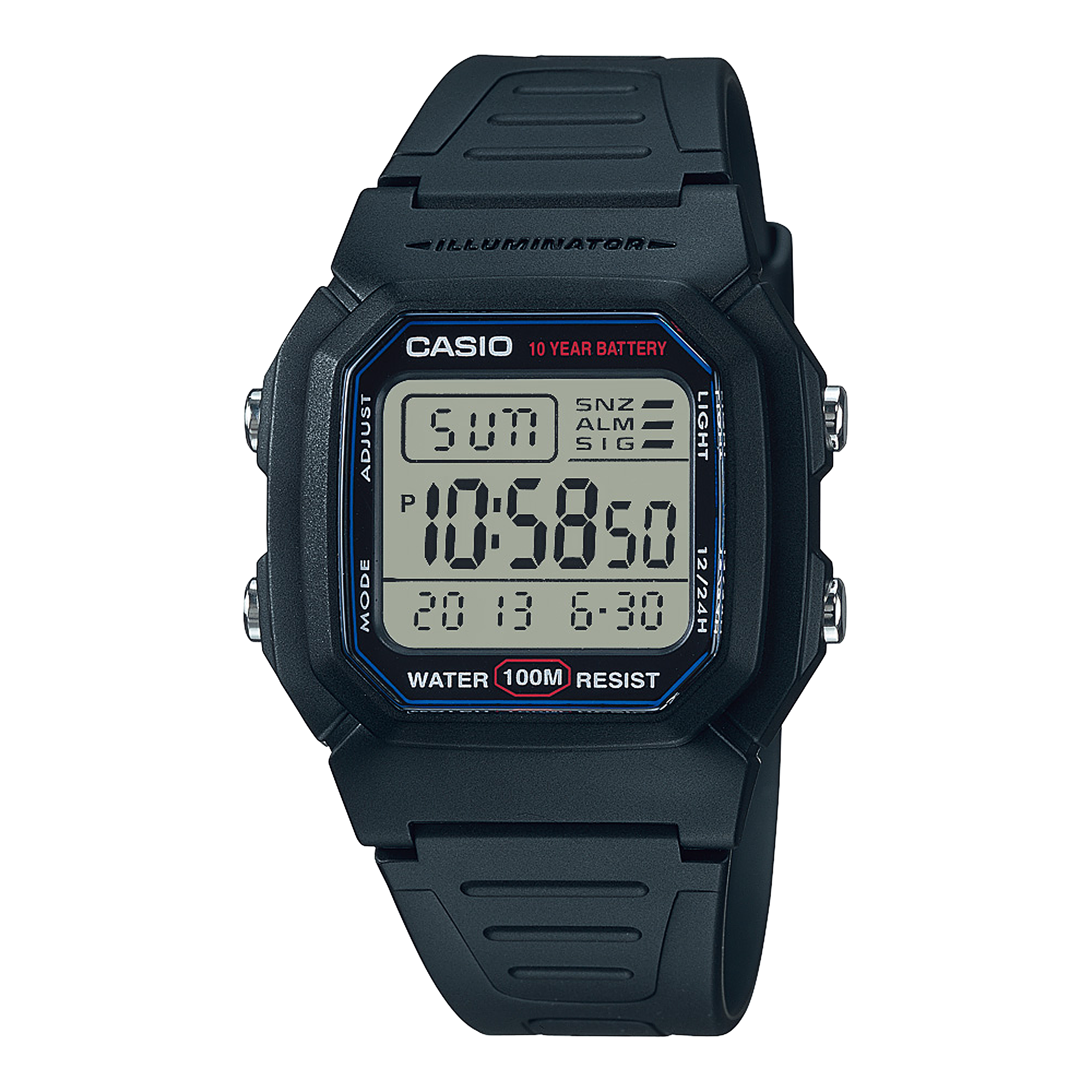 CASIO W-800H-1AV BLACK