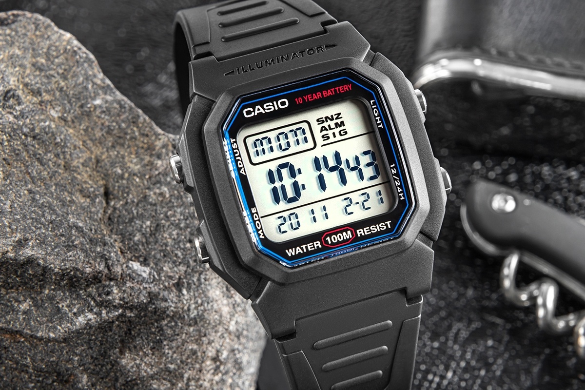 CASIO W-800H-1AV BLACK