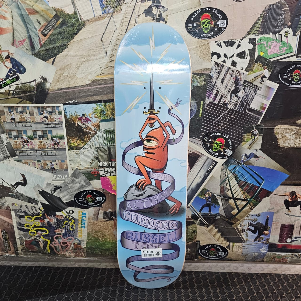 TOY MACHINE RUSSEL ACTIVATE DECK 8.25''