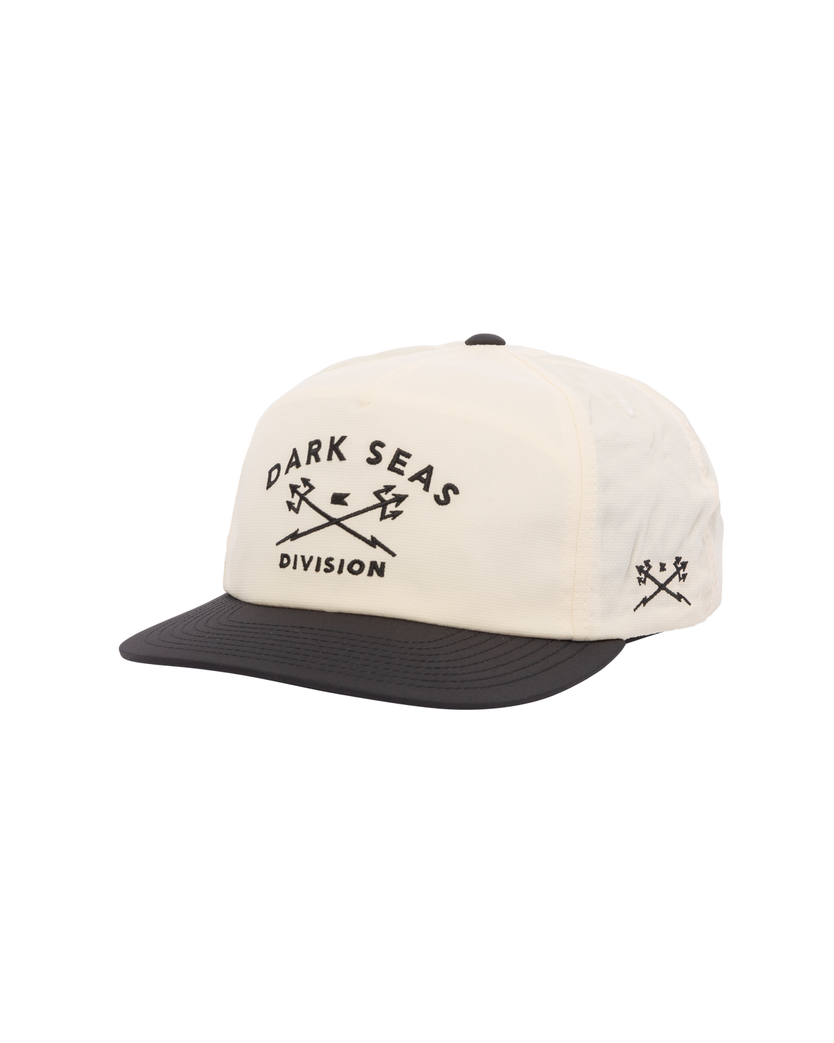 DARK SEAS TRIDENT NYLON SNAPBACK BLK/WHT