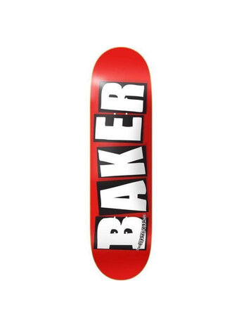 BAKER BRAND LOGO DECK RED 8.5''