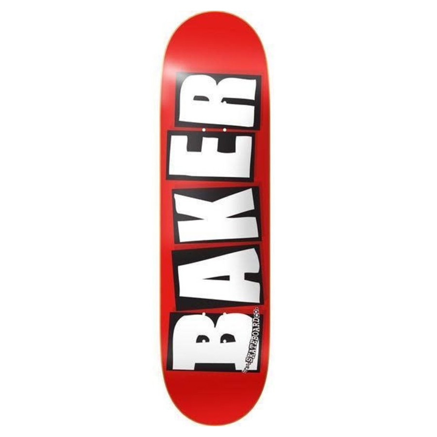 BAKER BRAND LOGO DECK RED 8.5''