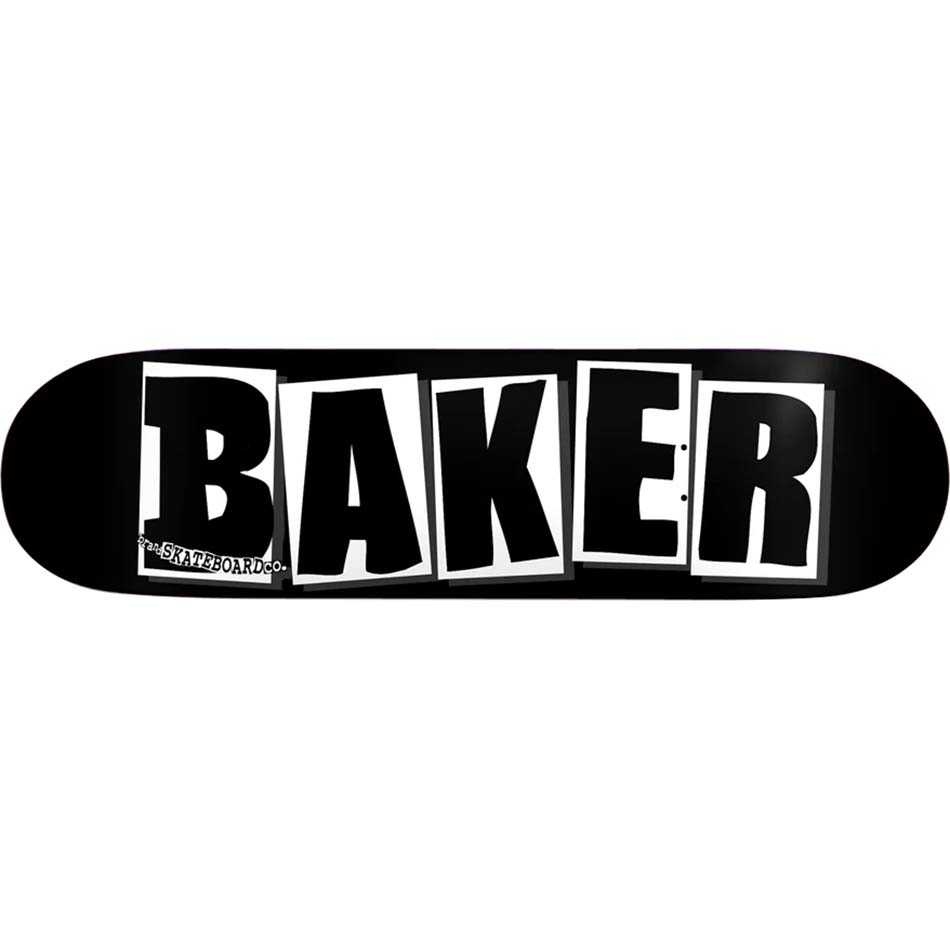 BAKER BRAND LOGO DECK BLK/WHT 8.475''