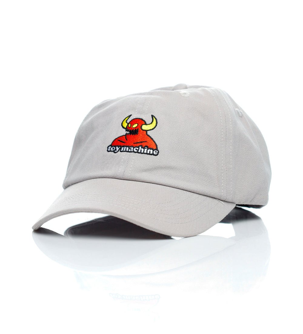TOY MACHINE MONSTER  STRAPBACK CAP LIGHT GREY