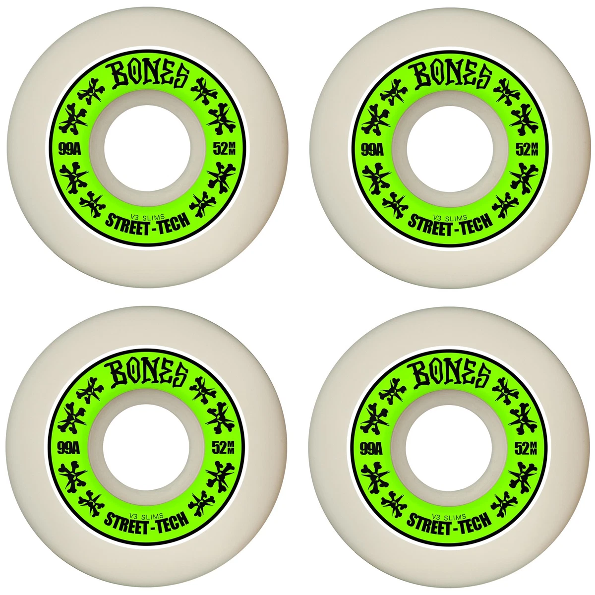 BONES STF SIDECUTS  V5 99A 54mm