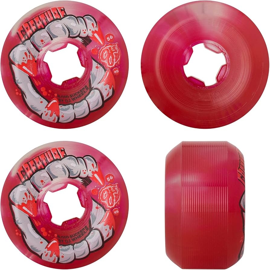 CREATURE BLOODSUCKERS CLEAR RED 54mm-95A