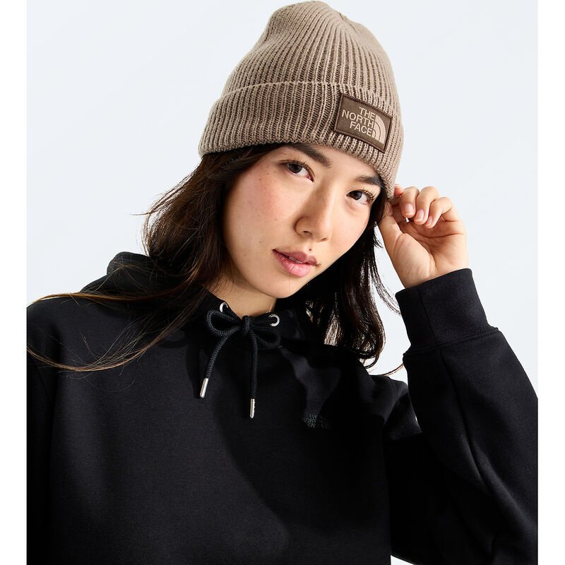 TNF LOGO BOX BEANIE REGULAR GARNET