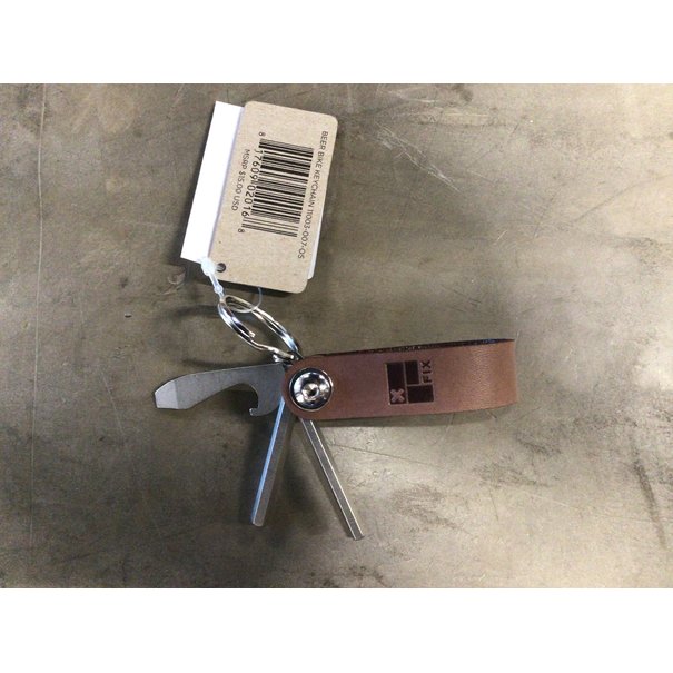 Fix Manufacturing Beer Bike Keychain