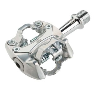 Flash III Pedals - Dual Sided Clipless, Aluminum, 9/16", Silver