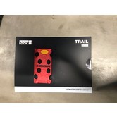TRAIL GRIP FLAT PEDAL: RED