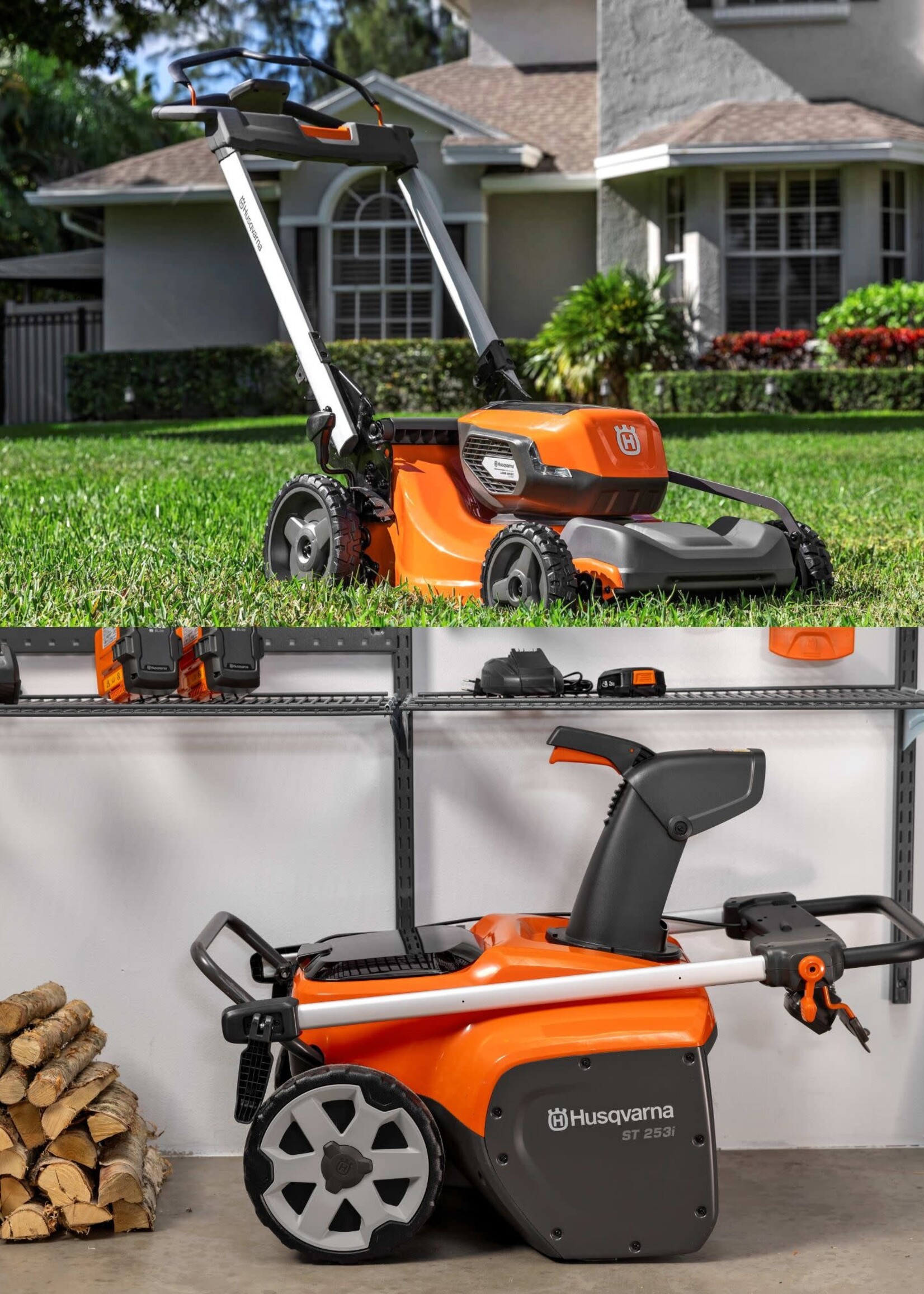 Husqvarna Combo tondeuse LE322 et la souffleuse 1 phase ST253i