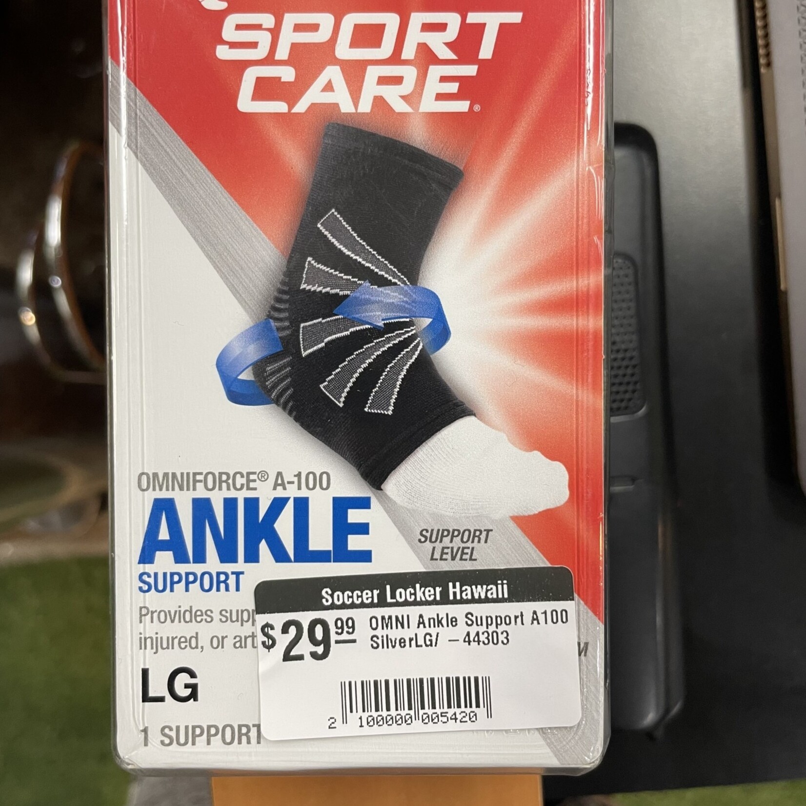 OMNI Ankle Support A100 SilverLG/ -44303