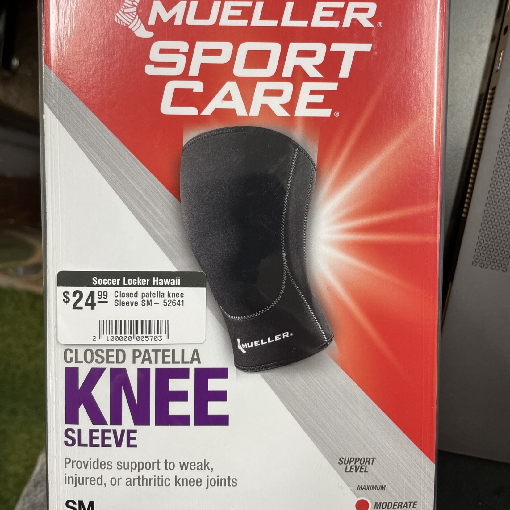 Closed patella knee Sleeve SM- 52641