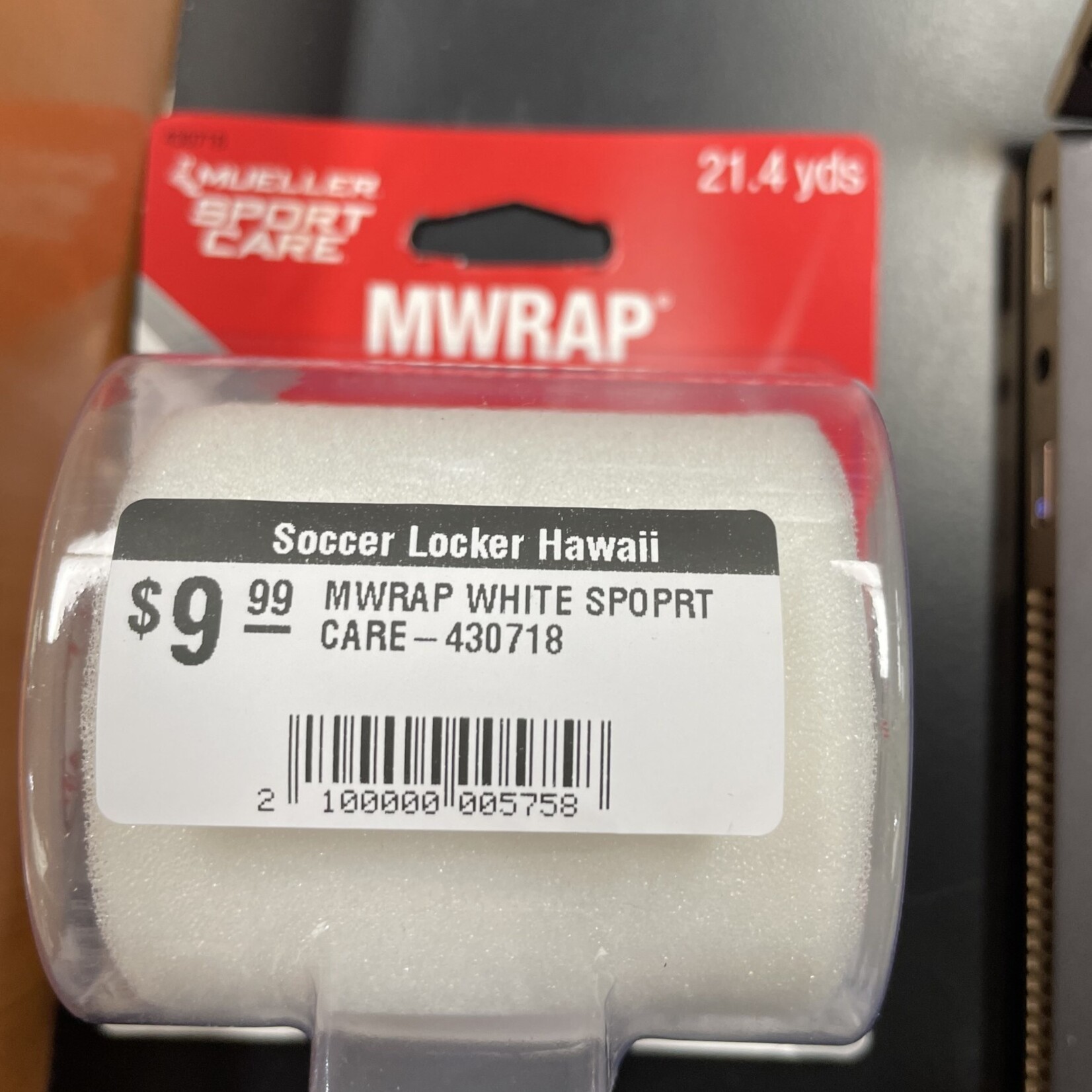 MWRAP WHITE SPOPRT CARE-430718