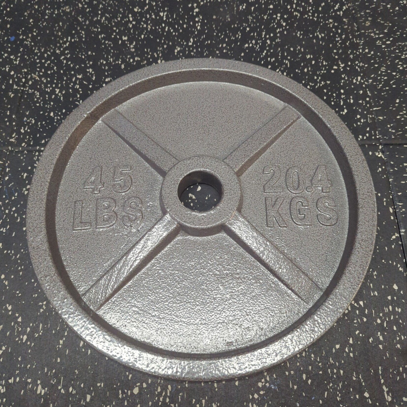 45 Pound Cast Iron 2" Plate