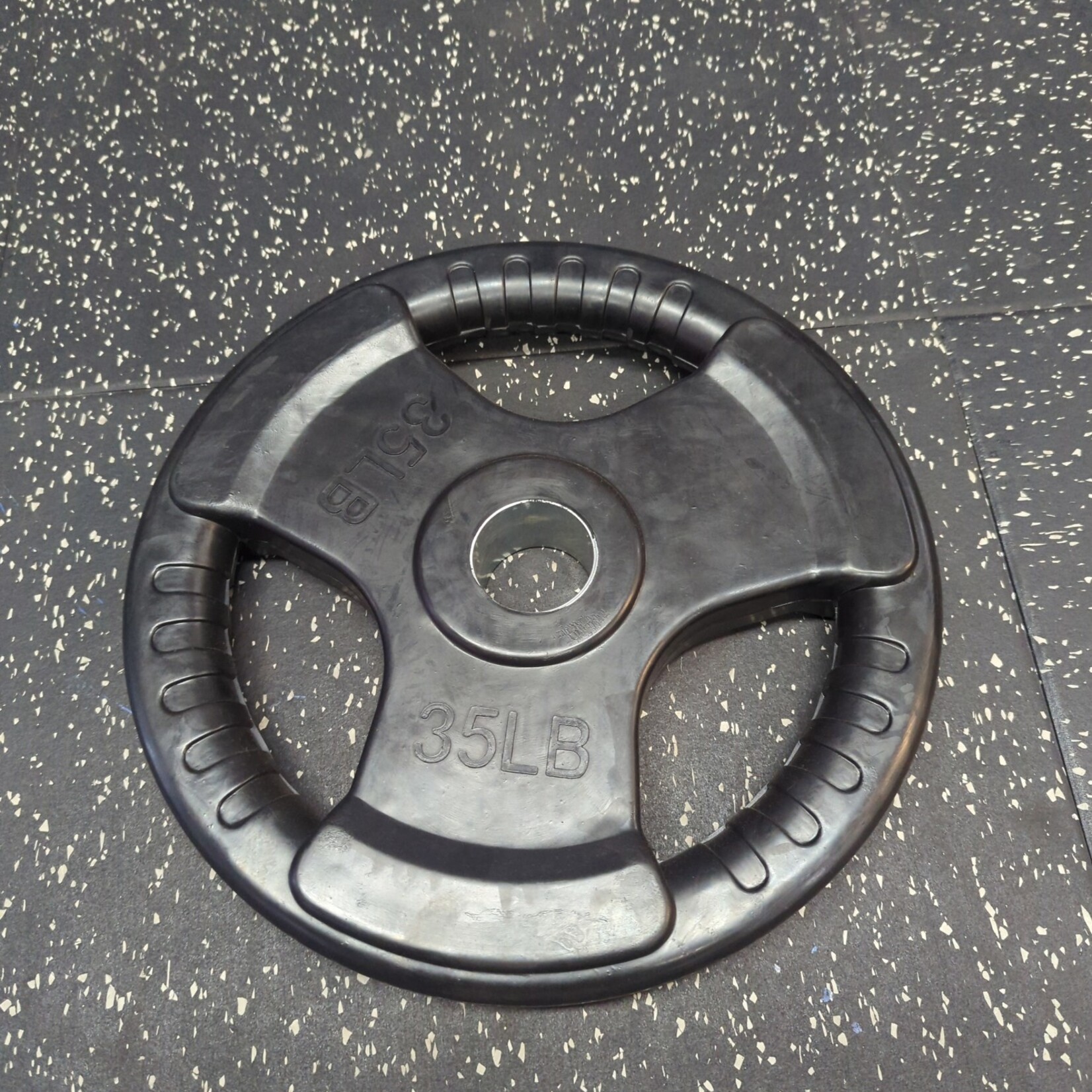 35 Pound Rubber Coated 2" Plate