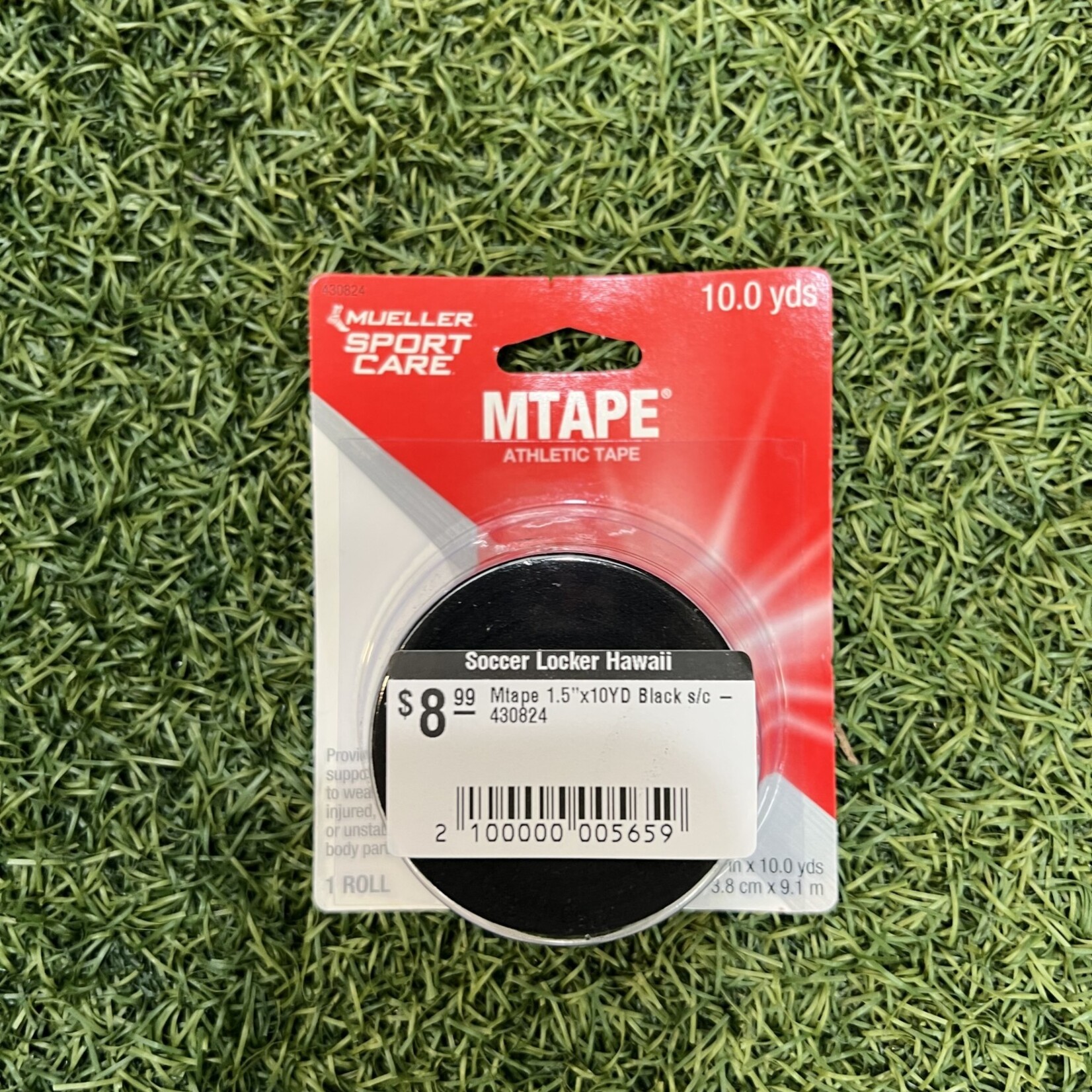 Mtape 1.5"x10YD Black s/c - 430824