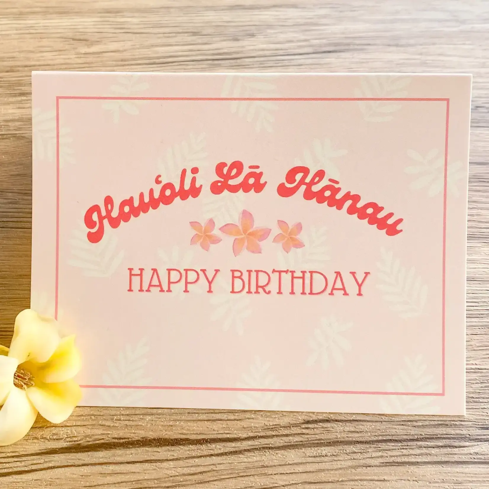 Design Jord Design Jord: Hauoli La Hanau - Happy Birthday Greeting Card