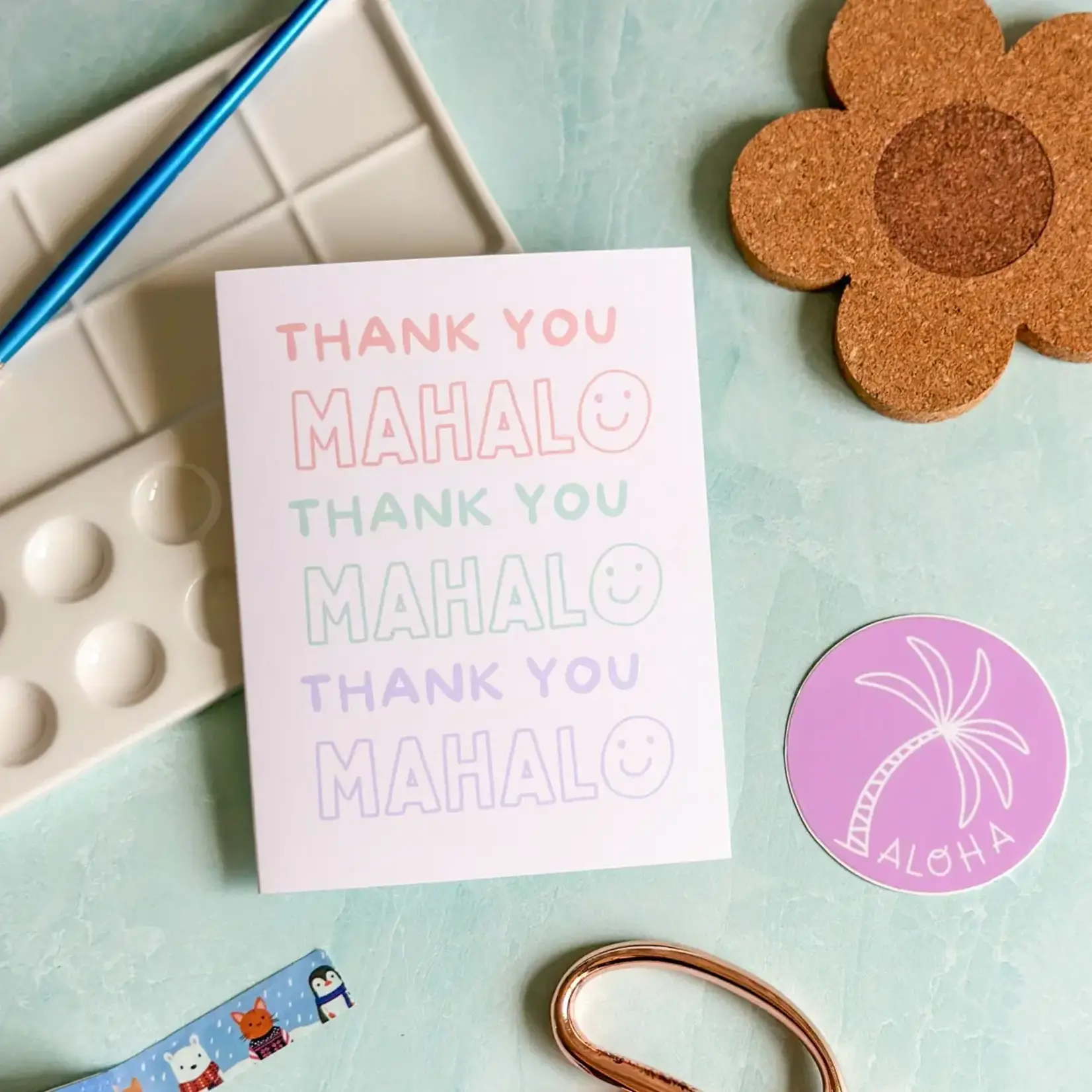 Design Jord Design Jord: Happy Mahalo - Thank You Card