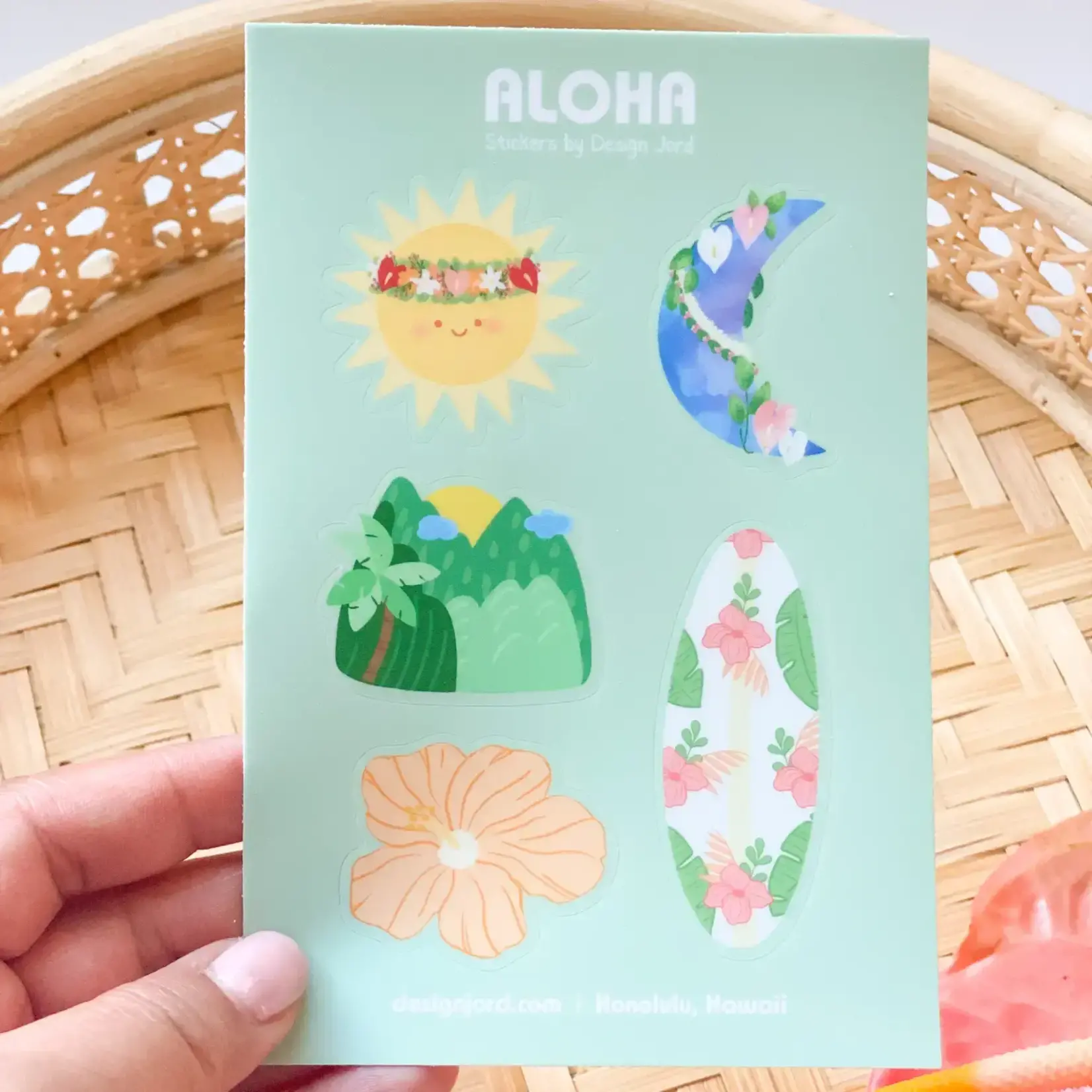 Design Jord Design Jord: Hawaii Sticker Sheet