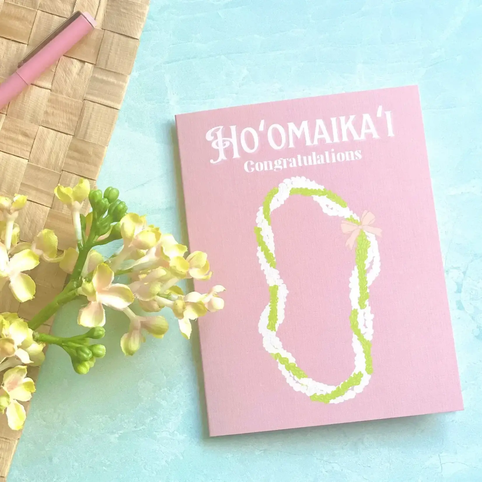 Design Jord Design Jord: Hoomaikai (Congratulations)-Greeting Card