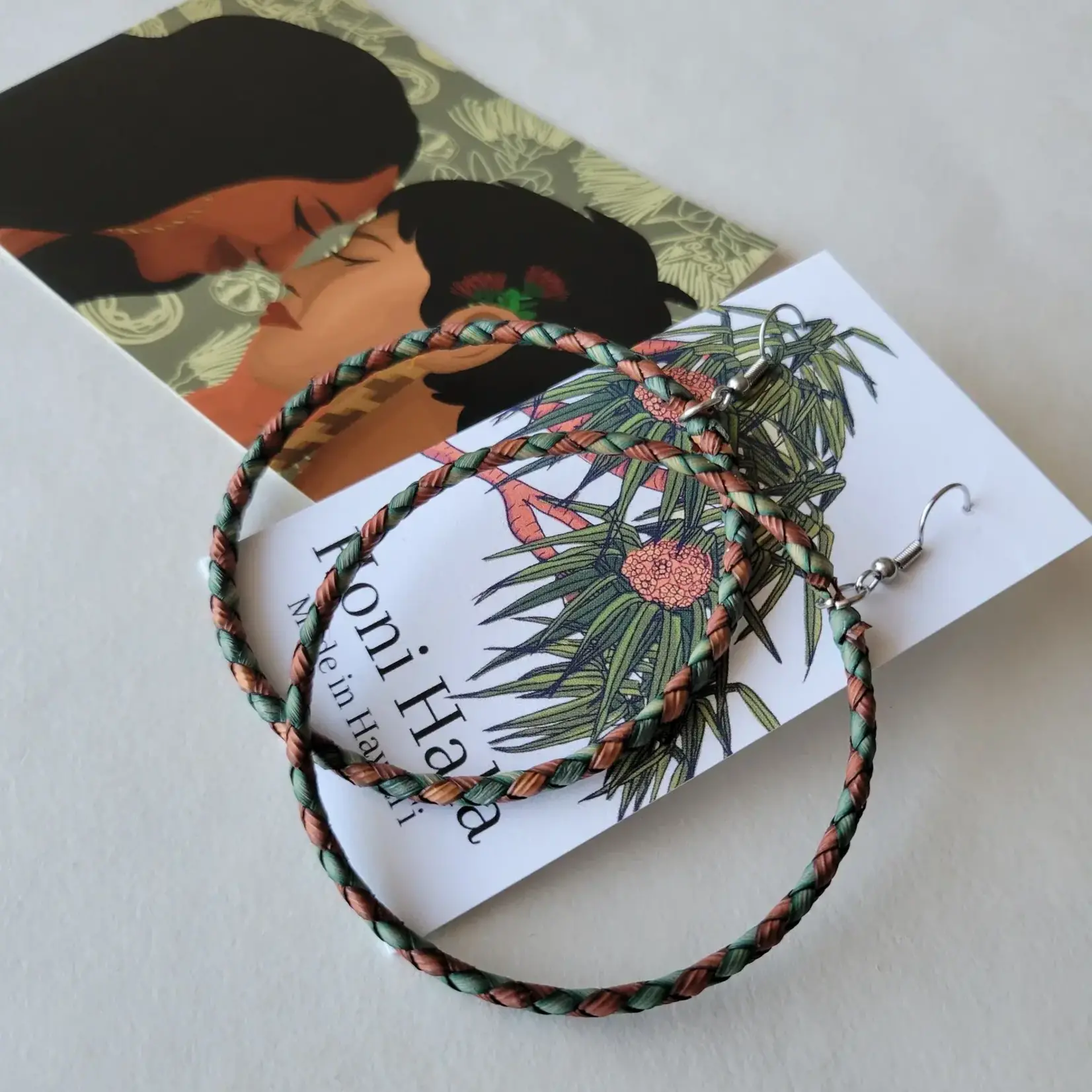 Honi Hala Honi Hala: Large Two Tone Hoops