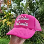 IwaWhy IwaWhy: Kolohe but Cute Youth Trucker Hat: Pink