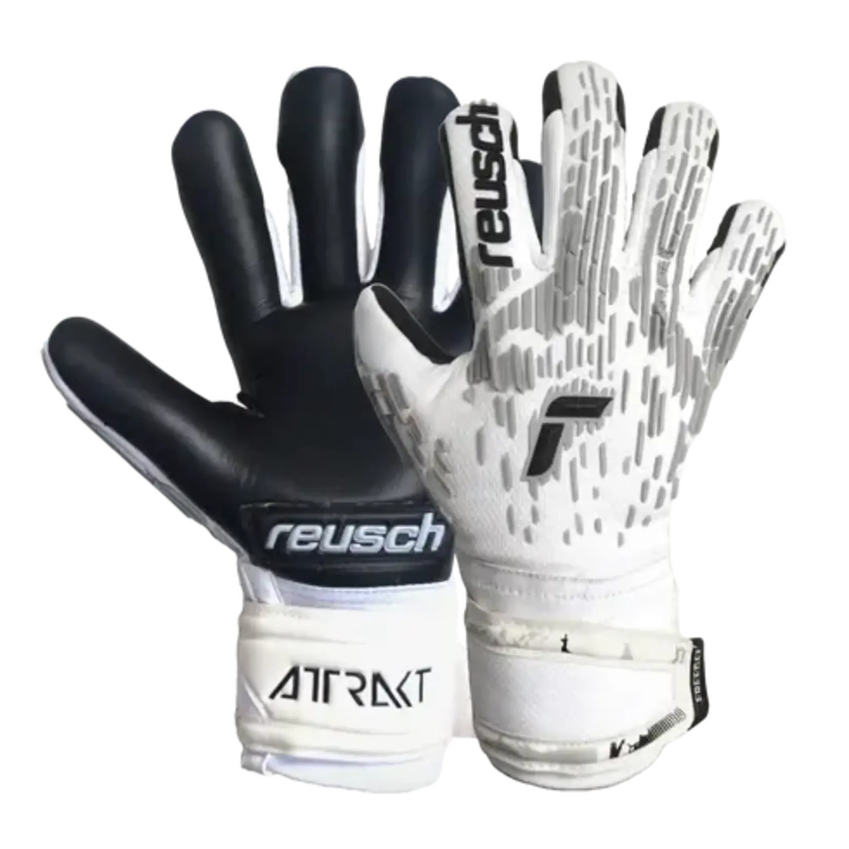 Reusch Attrakt Freegel Silver Finger Support Goal Glove
