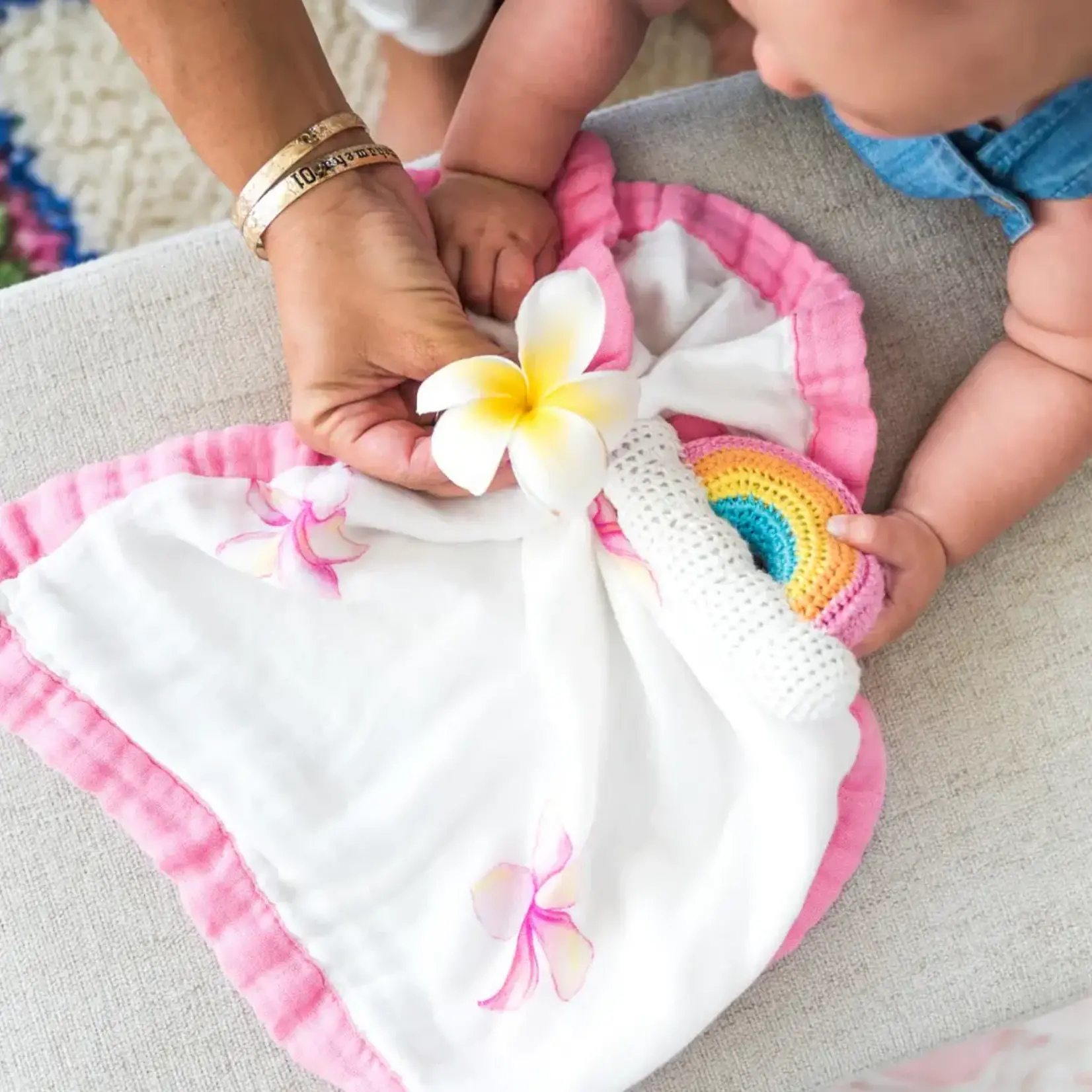 Coco Moon Coco Moon: Plumeria Security Blanket
