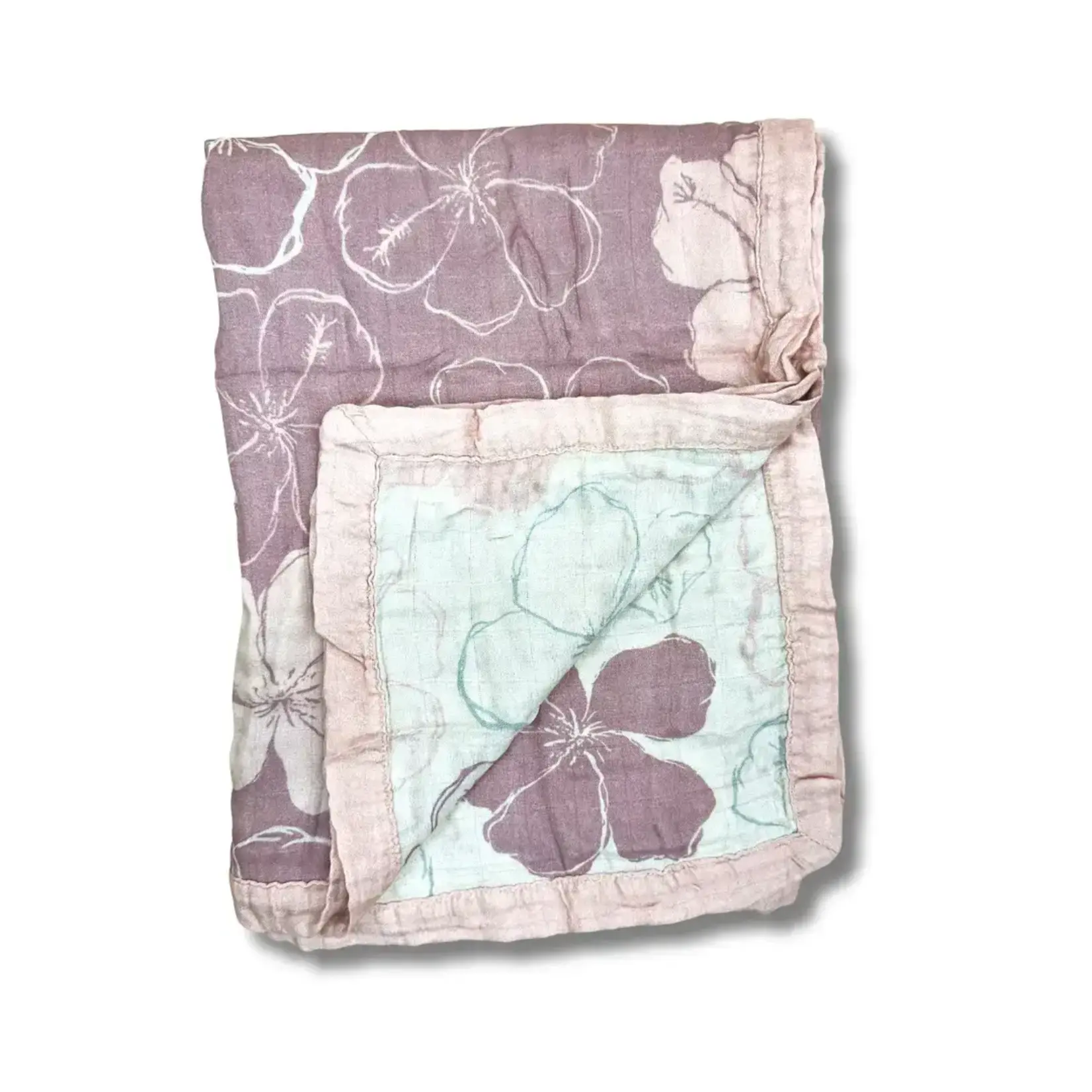 The Keiki Dept The Keiki Dept: Nanea Bamboo Muslin Throw Quilt