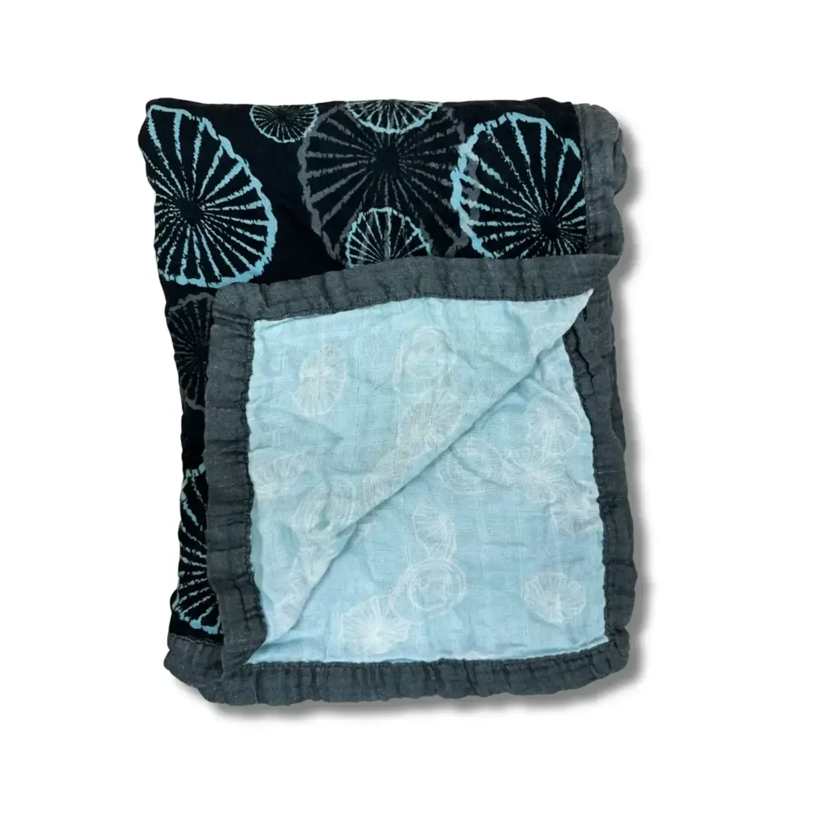 The Keiki Dept The Keiki Dept: Nanea Bamboo Muslin Throw Quilt