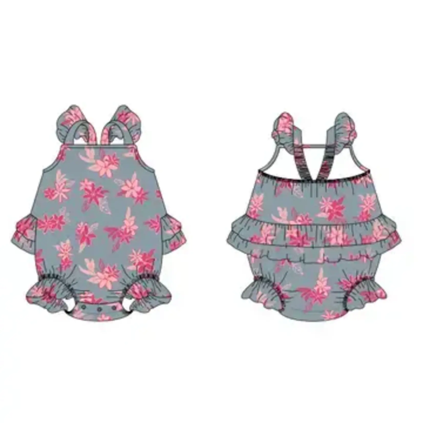 Coco Moon Coco Moon: Ruffle Bamboo Romper