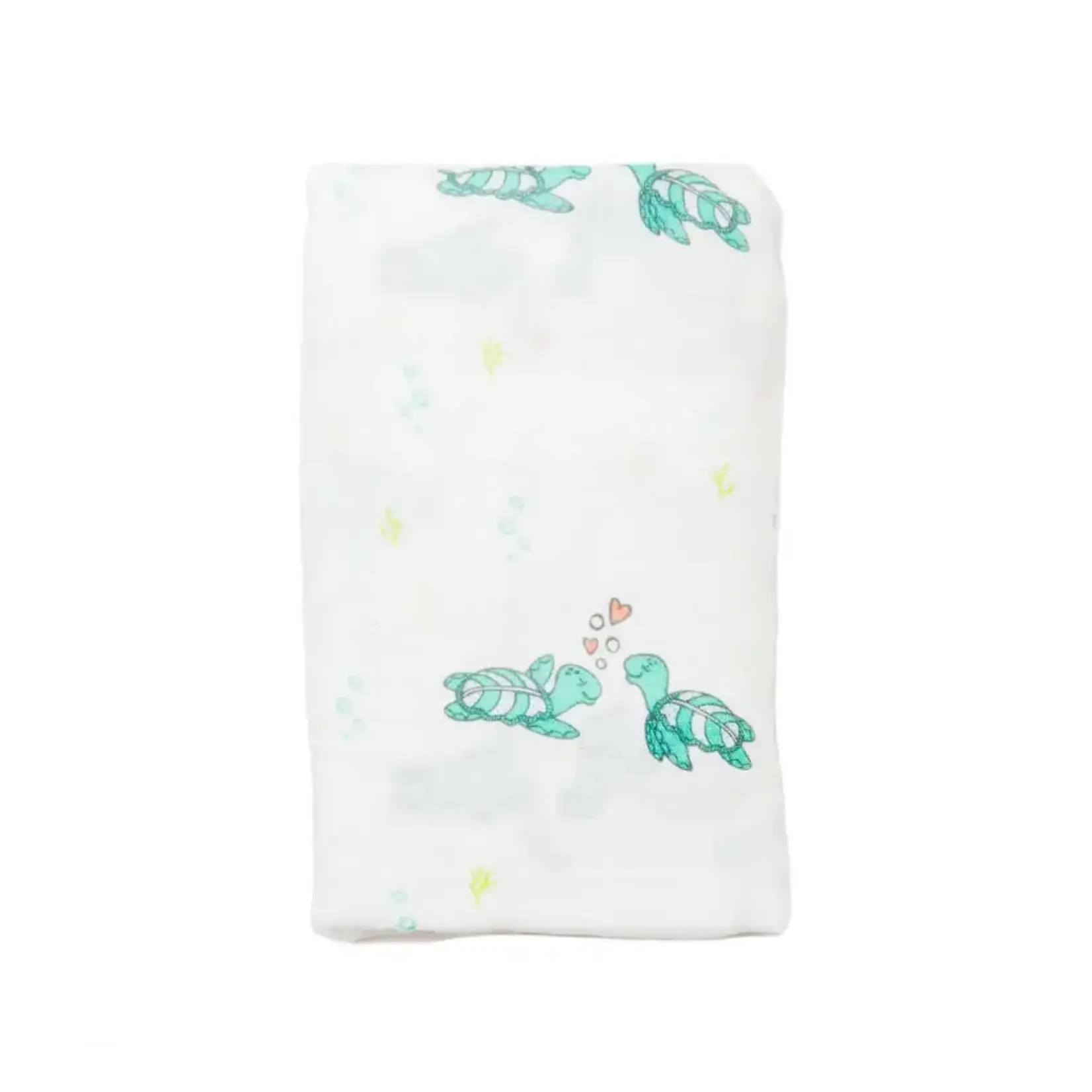 Coco Moon Coco Moon: Honu Honi Muslin Swaddle Blanket
