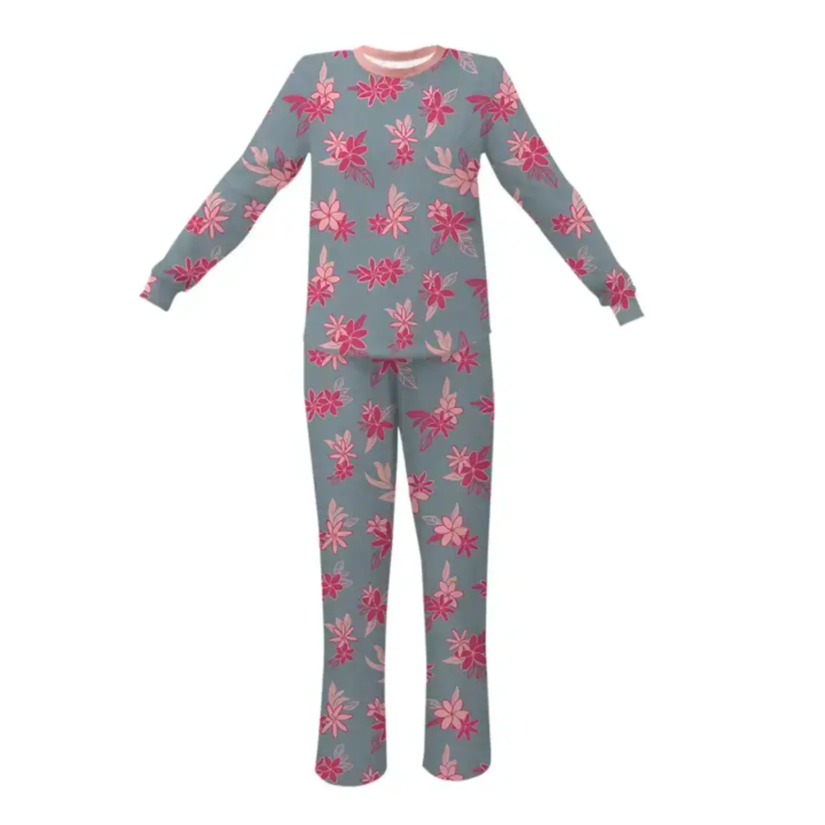Coco Moon Coco Moon: Tiare Breeze Women's Long Bamboo Pajamas