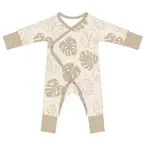 Coco Moon Coco Moon: Toasted Monstera Bamboo Wrap Coverall