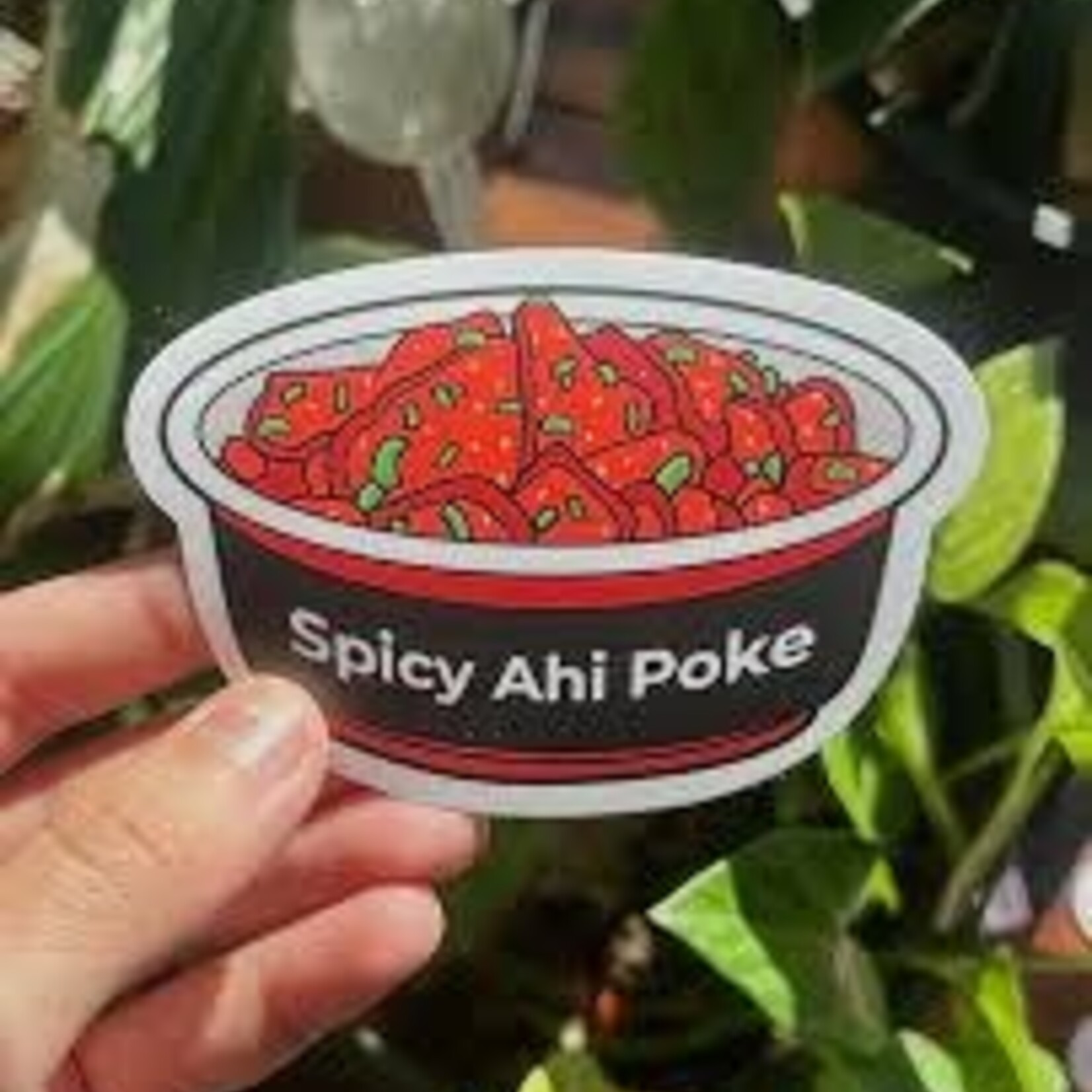 Mahea Leah Mahea Leah: Spicy Ahi Poke Sticker