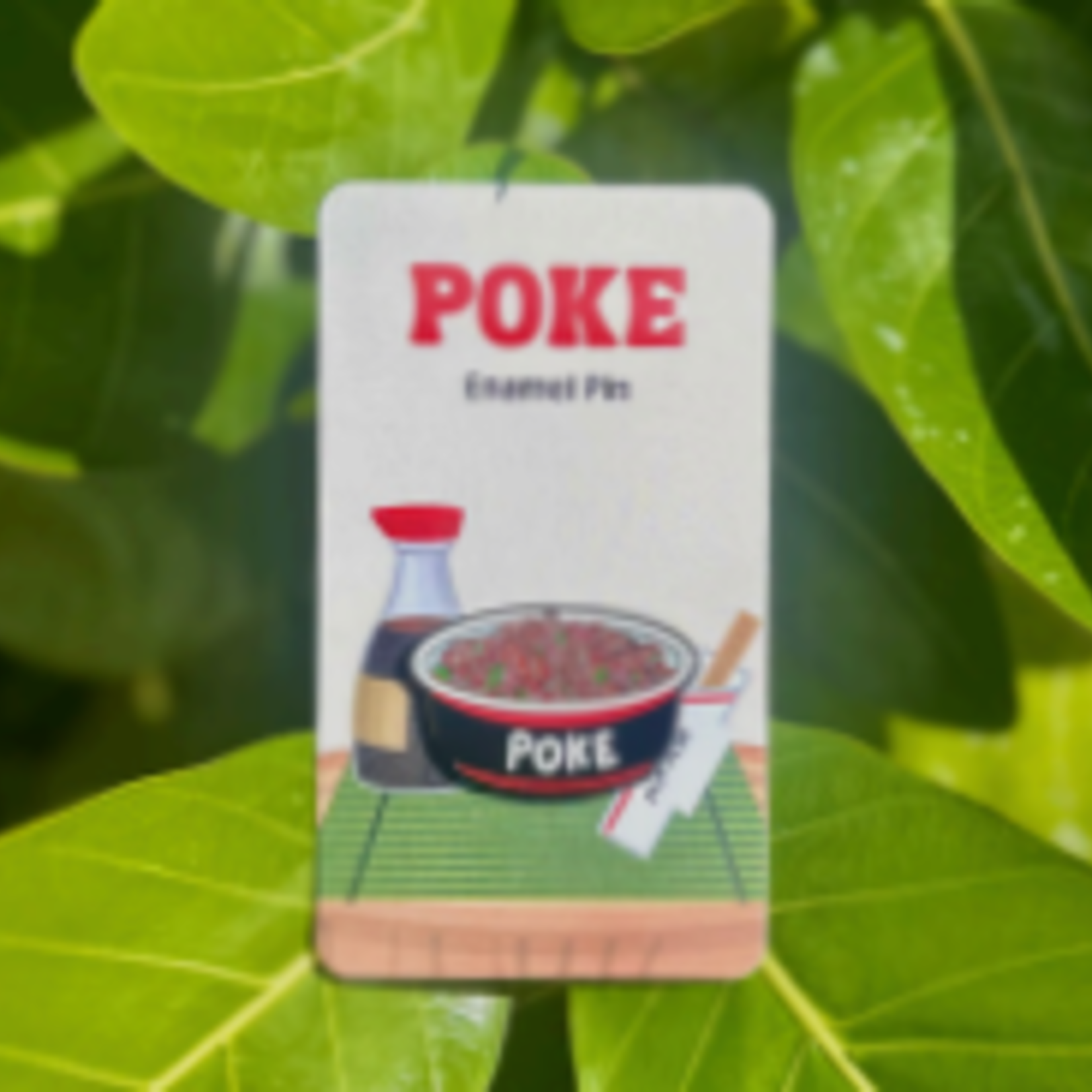 Mahea Leah Mahea Leah: Poke Enamel Pin