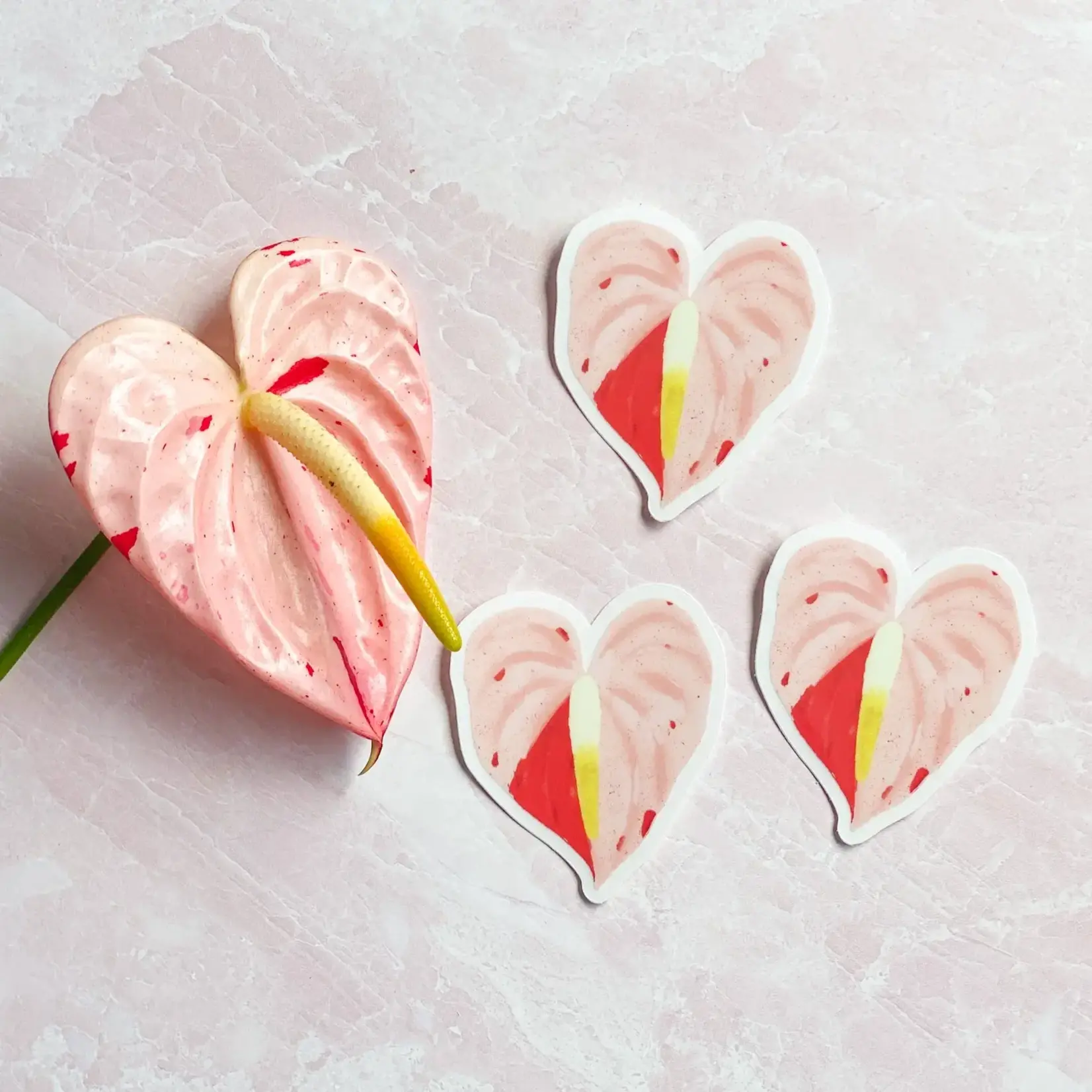 Design Jord Design Jord: Shibori Anthurium Sticker