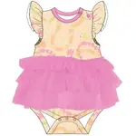 Coco Moon Coco Moon: Kids Flutter Sleeve Tutu Onesie