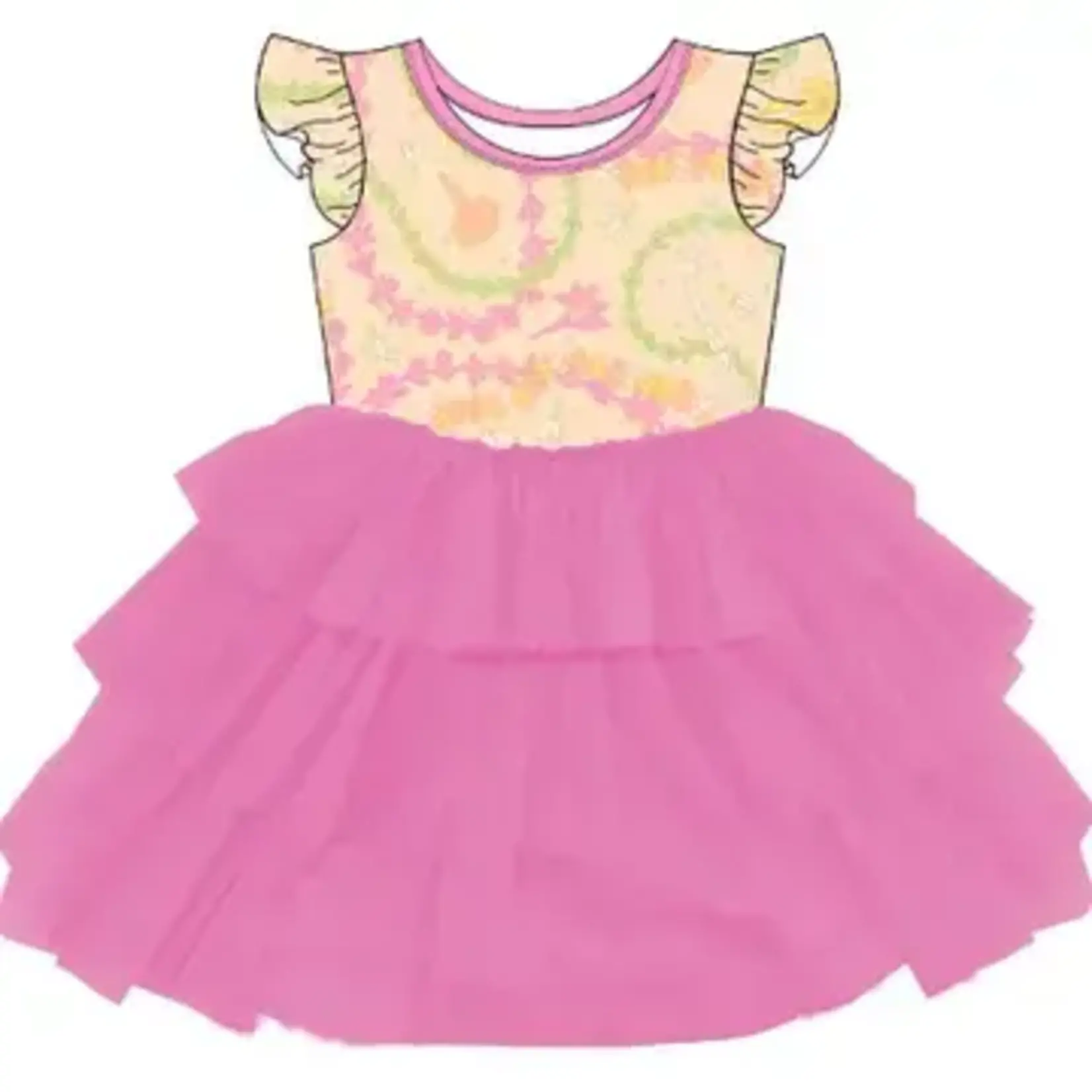 Coco Moon Coco Moon: Flutter Sleeve Tutu Dress