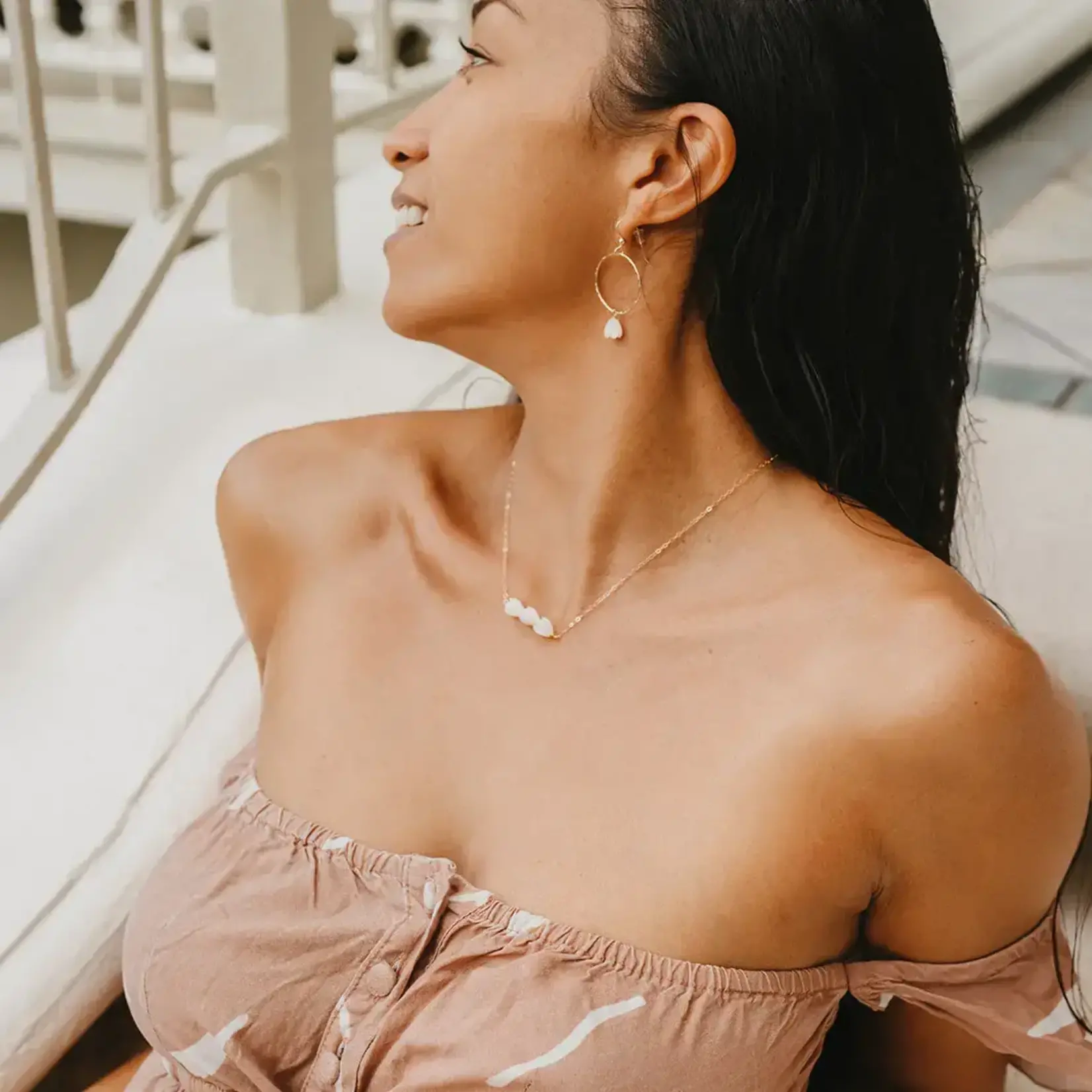 Laha'ole Designs Laha'ole Designs: Pikake Hoops