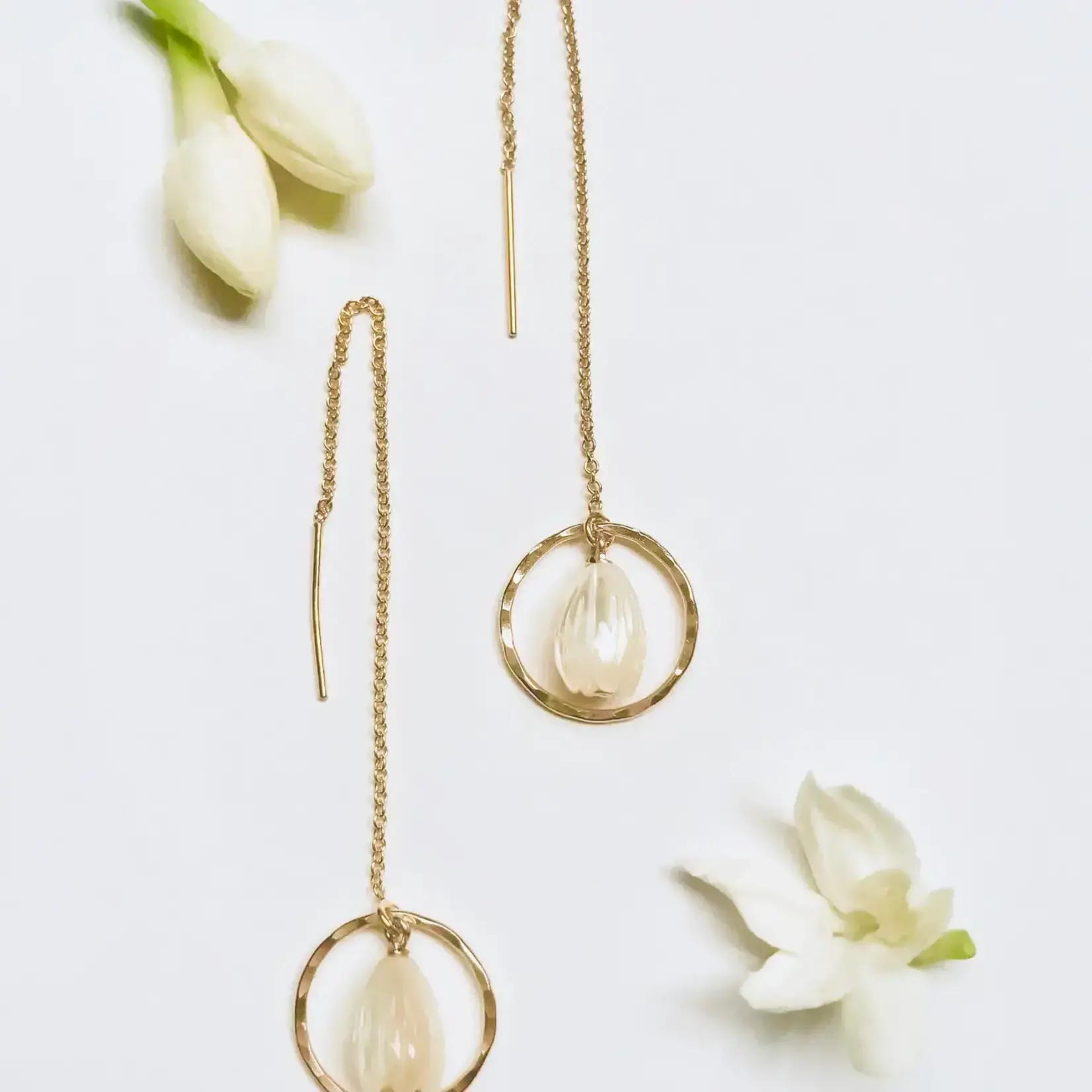 Laha'ole Designs Laha'ole Designs: Pikake Threaders-Gold Filled
