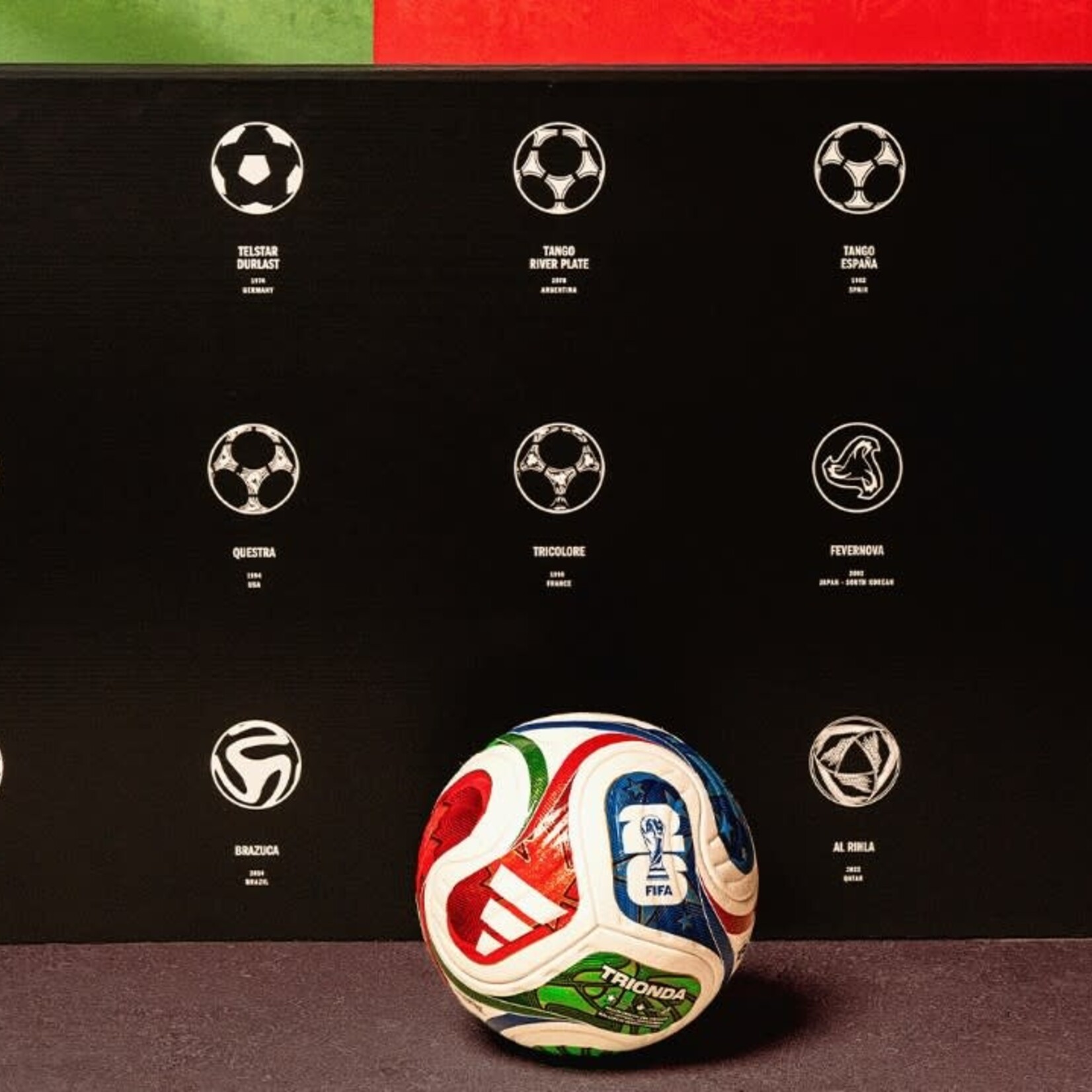 Adidas Adidas FIFA World Cup 26 Historical Ball Set (Pro) KB1812
