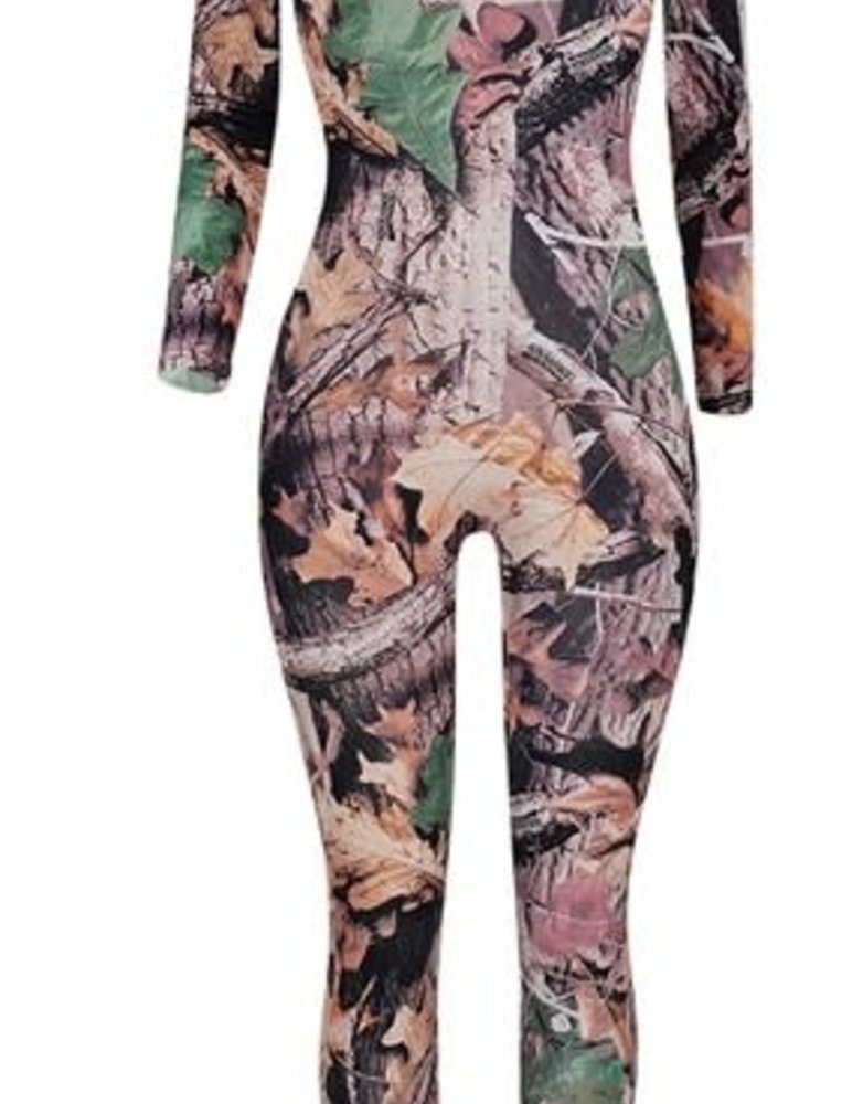Beauty Junkee Collection Leaf Print Jumpsuit