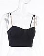 Beauty Junkee Collection Chain Strap Crop Top