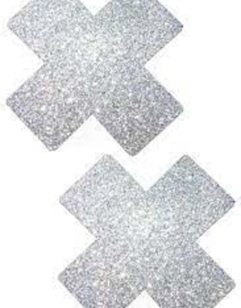 Beauty Junkee Collection Pasties X Glitter Silver